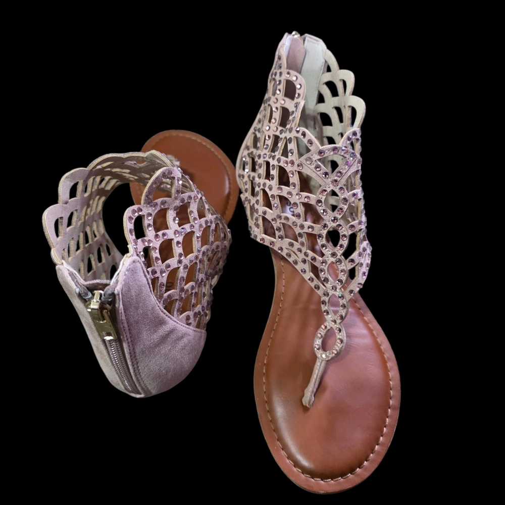 Zigi Soho Purple and Brown Sandals